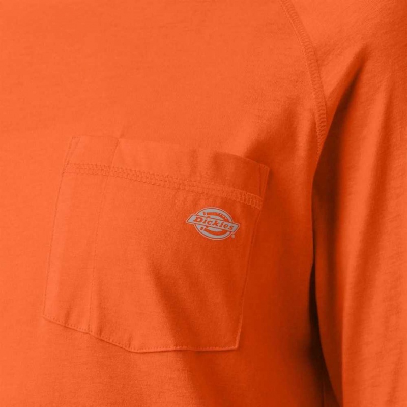 Dickies Cooling Performance Sun Shirt Oranžové | CZ0000349