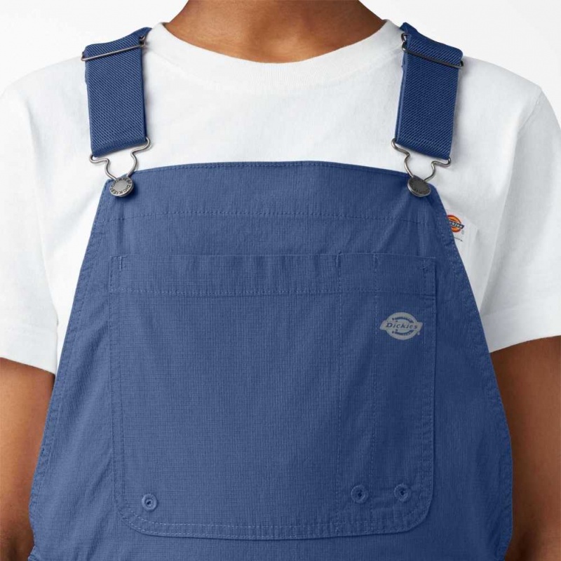 Dickies Cooling Ripstop Bib Overalls Indigo | CZ0001596