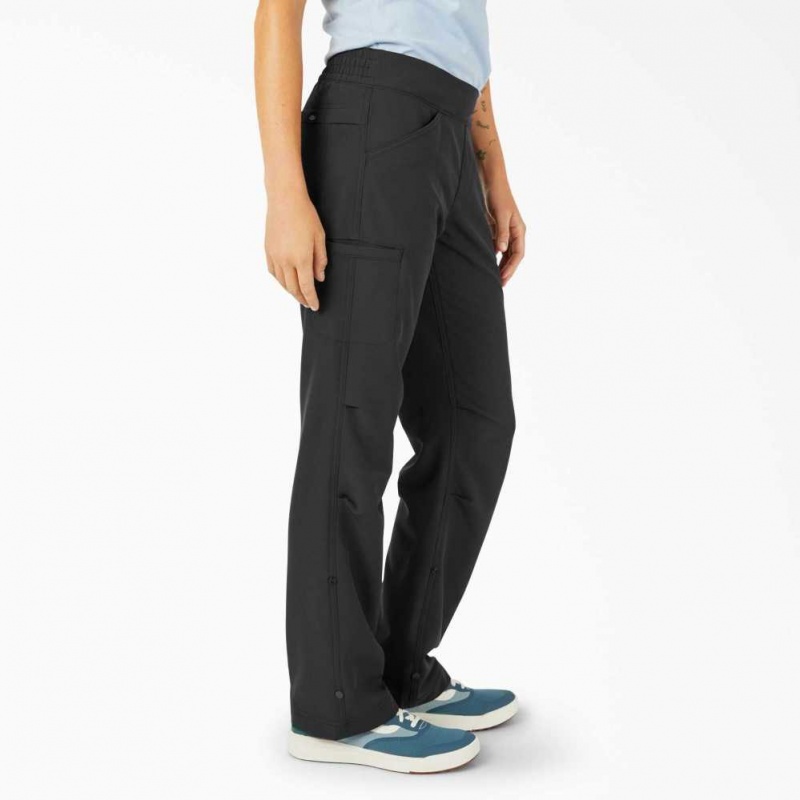 Dickies Cooling Roll-Up Pants Černé | CZ0000018