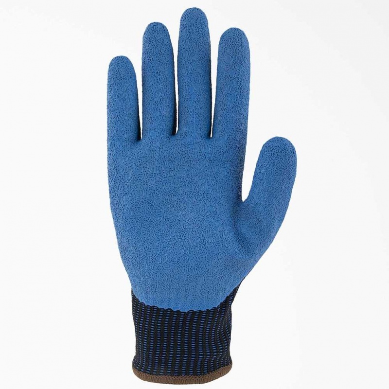 Dickies Crinkle Latex Coated Pracovní Gloves Černé | CZ0002096