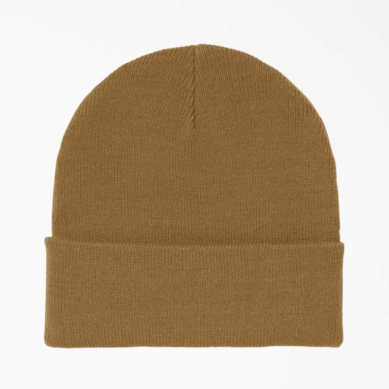 Dickies Cuffed Knit Beanie Hnědé | CZ0001994