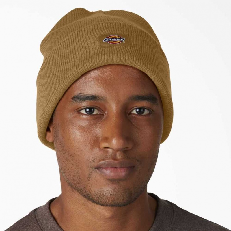 Dickies Cuffed Knit Beanie Hnědé | CZ0001994