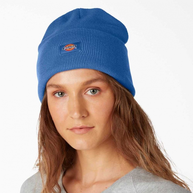 Dickies Cuffed Knit Beanie Královská Modrá Blankyt | CZ0002085