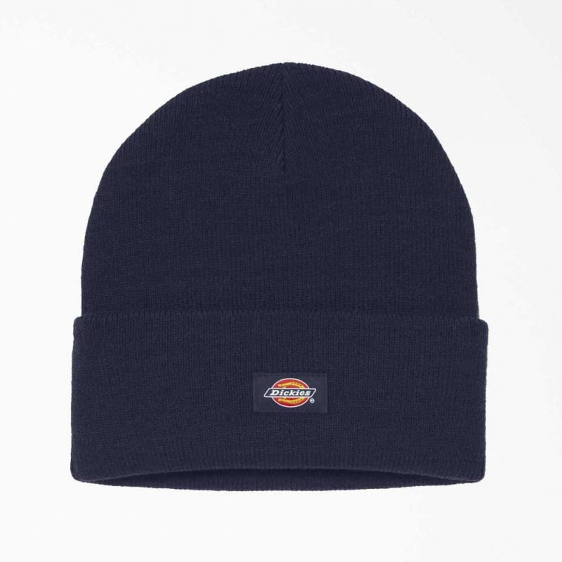 Dickies Cuffed Knit Beanie Tmavě Blankyt | CZ0002050