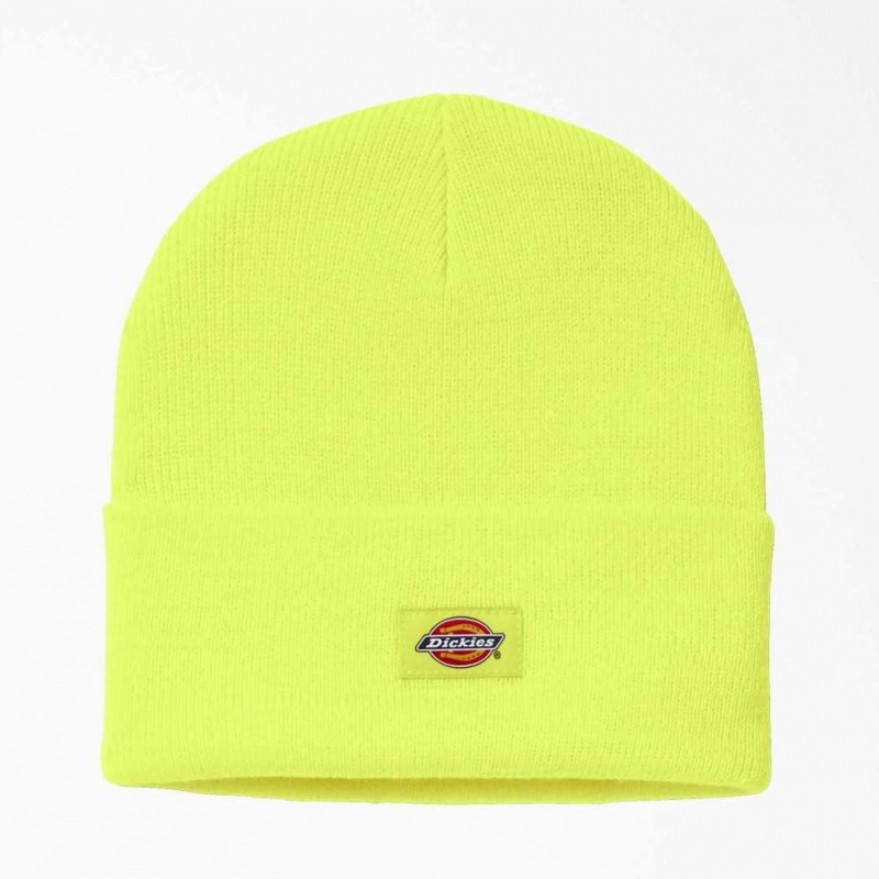 Dickies Cuffed Knit Beanie Žluté | CZ0002078