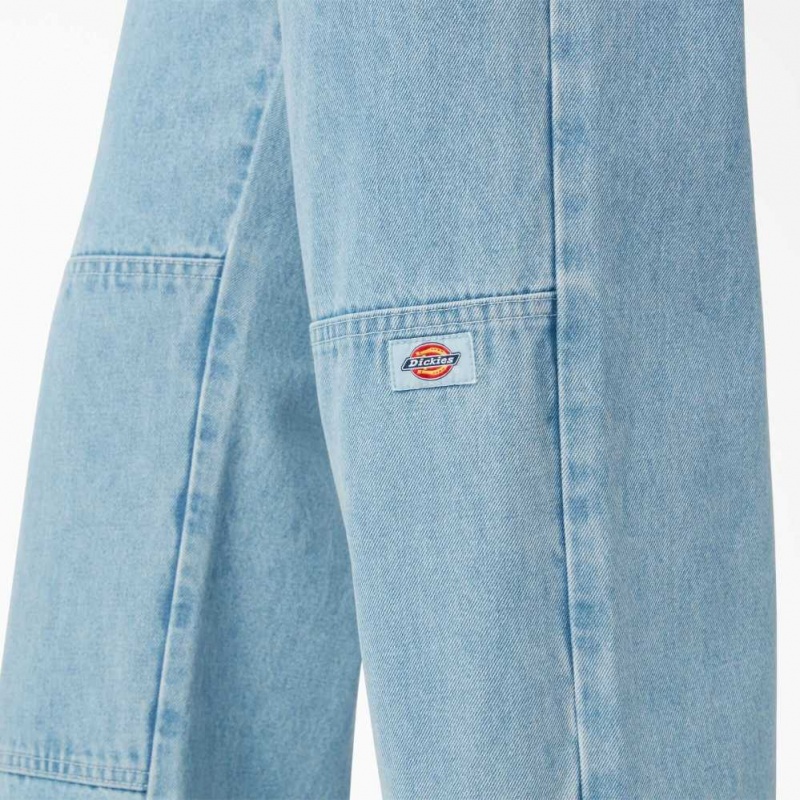 Dickies Double Knee Denim Pants Světle | CZ0002144