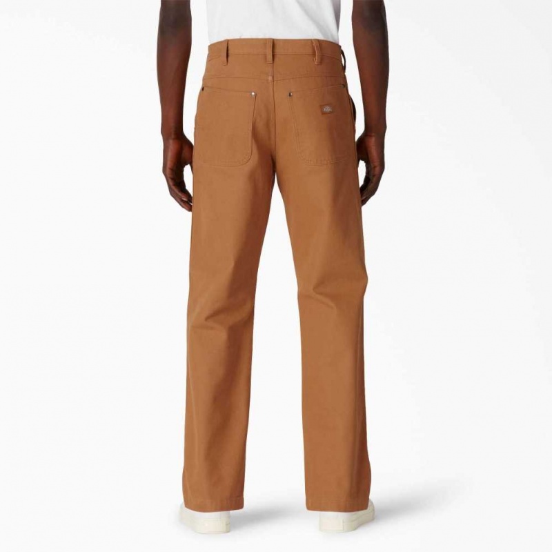 Dickies Duck Double Front Pants Hnědé | CZ0002165