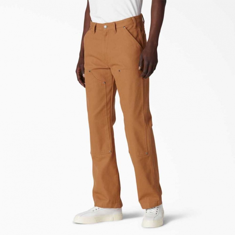 Dickies Duck Double Front Pants Hnědé | CZ0002165