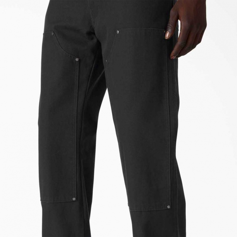 Dickies Duck Double Front Pants Černé | CZ0002163