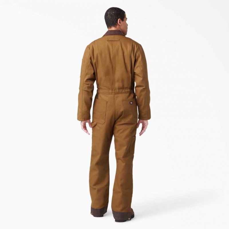 Dickies Duck Insulated Coveralls Hnědé | CZ0002213