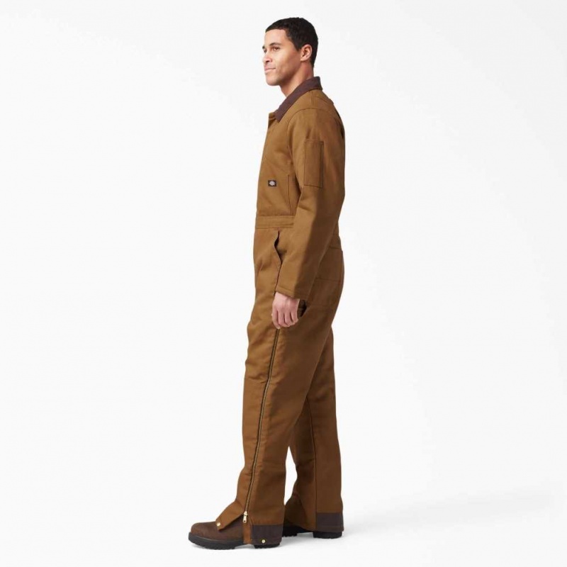 Dickies Duck Insulated Coveralls Hnědé | CZ0002213