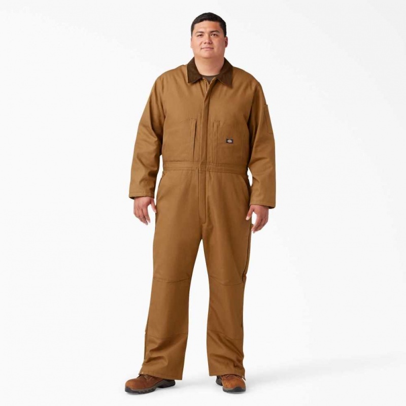 Dickies Duck Insulated Coveralls Hnědé | CZ0002213