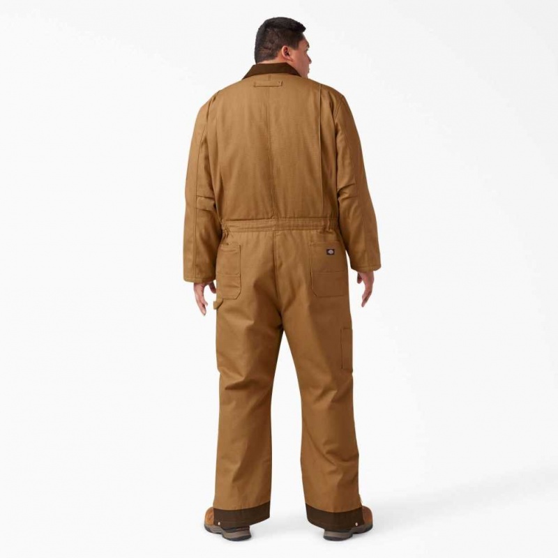 Dickies Duck Insulated Coveralls Hnědé | CZ0002213