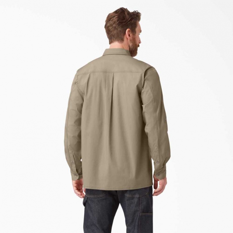 Dickies DuraTech Ranger Ripstop Shirt Desert Sand | CZ0000204