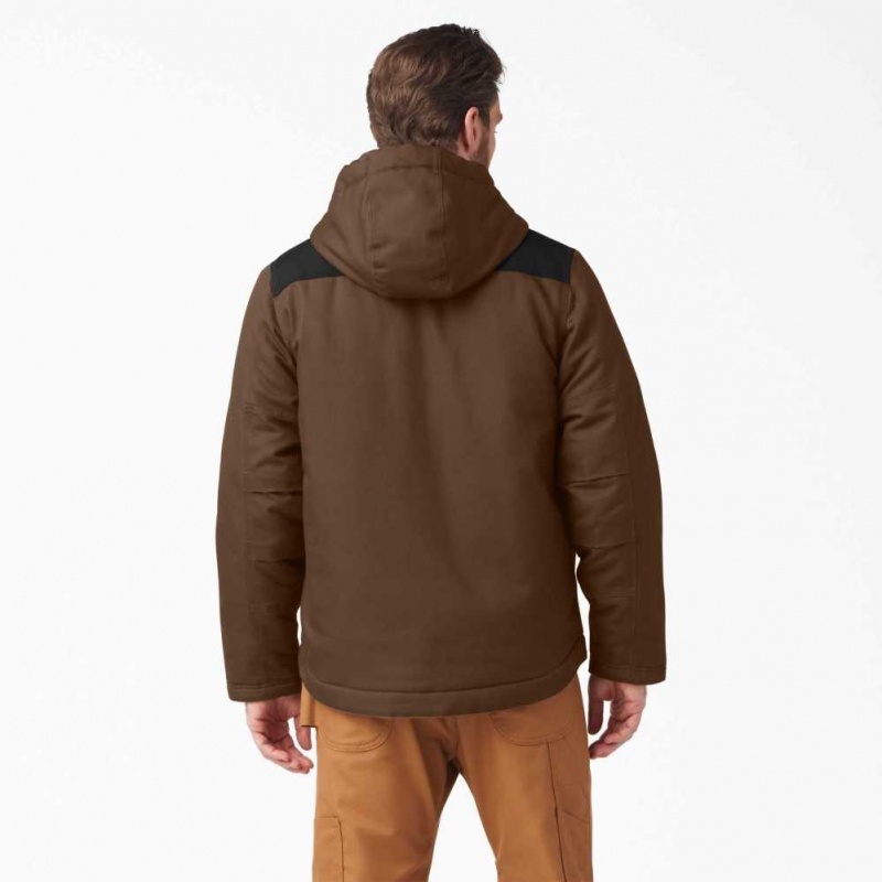 Dickies DuraTech Renegade FLEX Duck Jacket Hnědé | CZ0001811