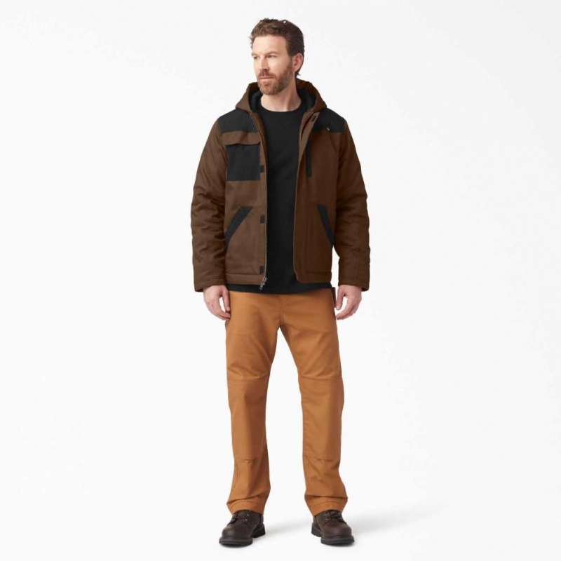 Dickies DuraTech Renegade FLEX Duck Jacket Hnědé | CZ0001811