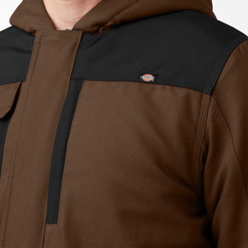 Dickies DuraTech Renegade FLEX Duck Jacket Hnědé | CZ0001811