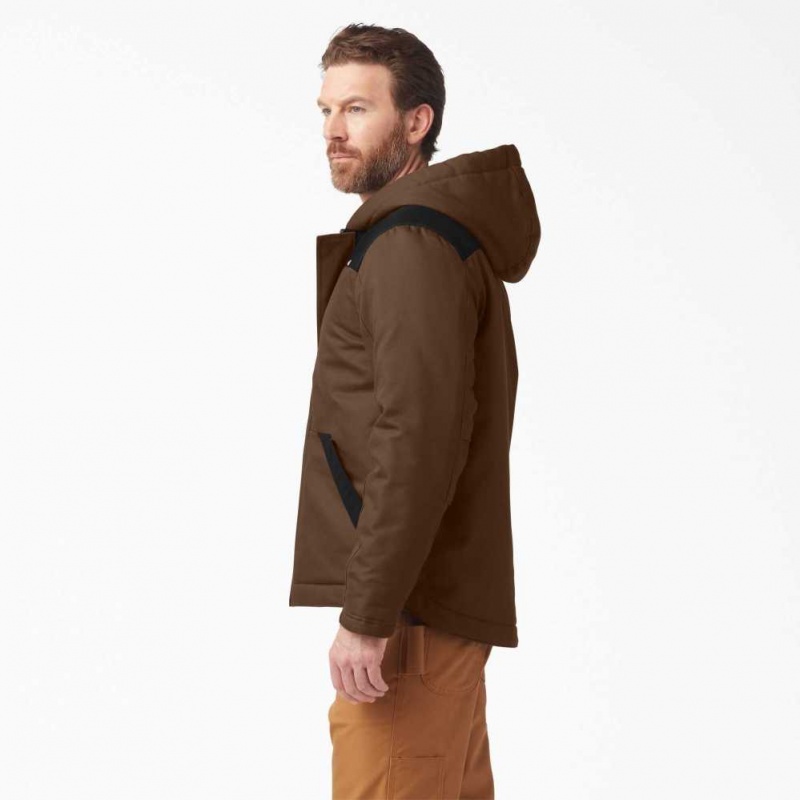 Dickies DuraTech Renegade FLEX Duck Jacket Hnědé | CZ0001812