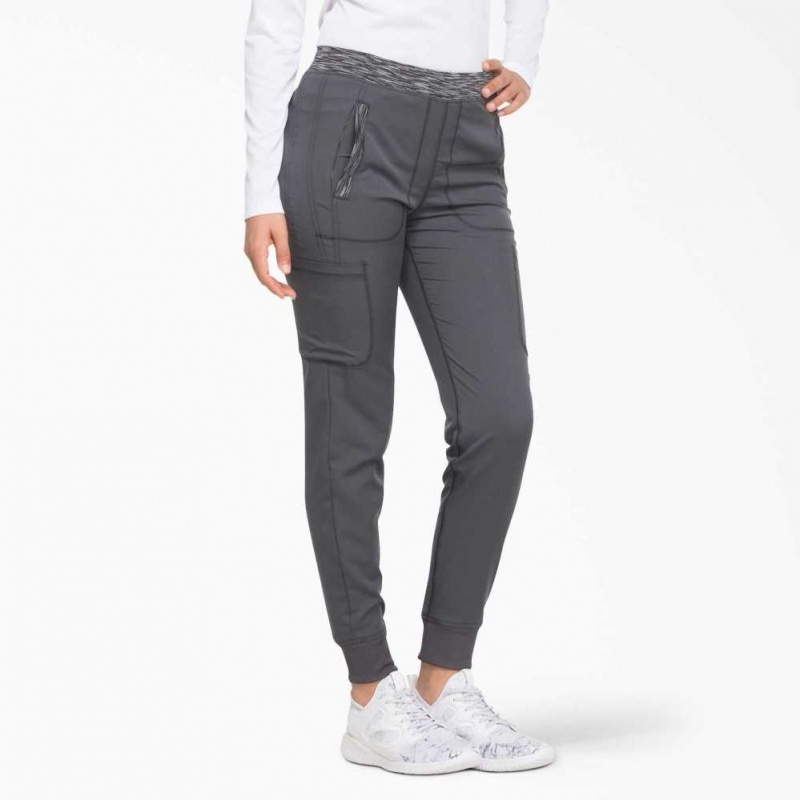 Dickies Dynamix Jogger Scrub Pants Pewter Gray | CZ0001419