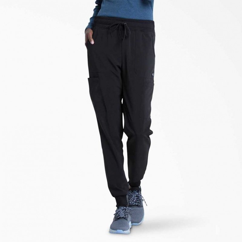 Dickies EDS Essentials Jogger Scrub Pants Černé | CZ0001377