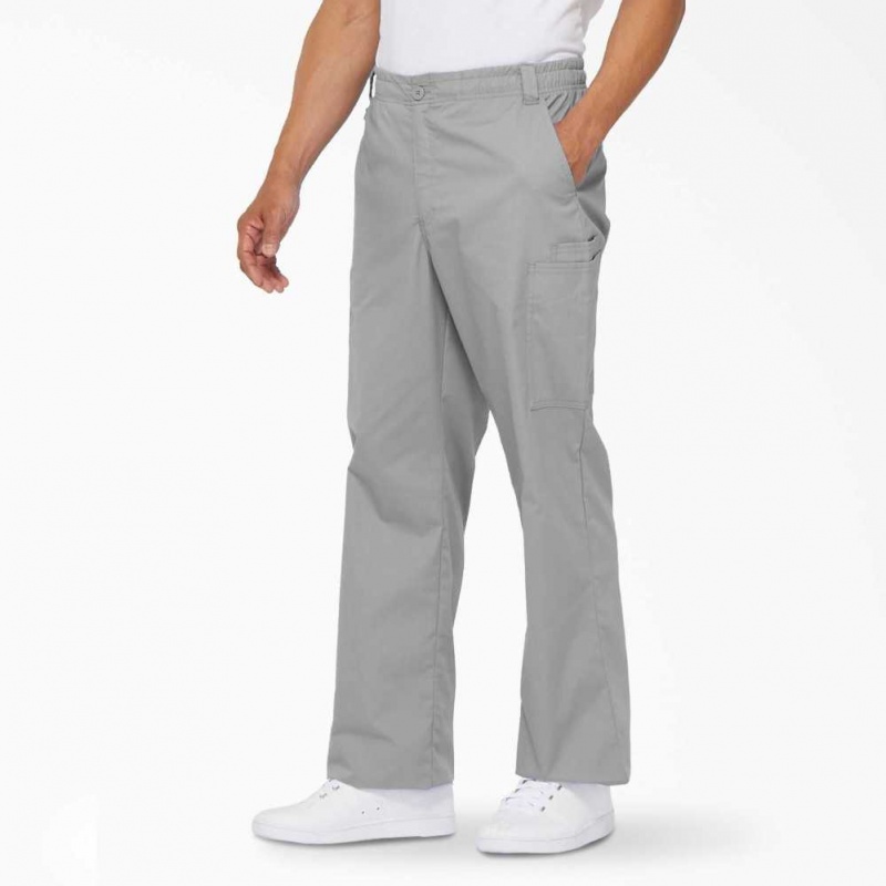 Dickies EDS Signature Cargo Scrub Pants Gray | CZ0001396