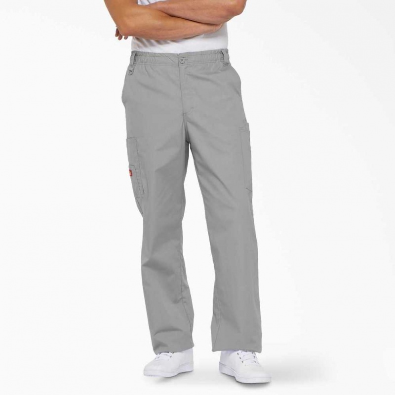 Dickies EDS Signature Cargo Scrub Pants Gray | CZ0001396