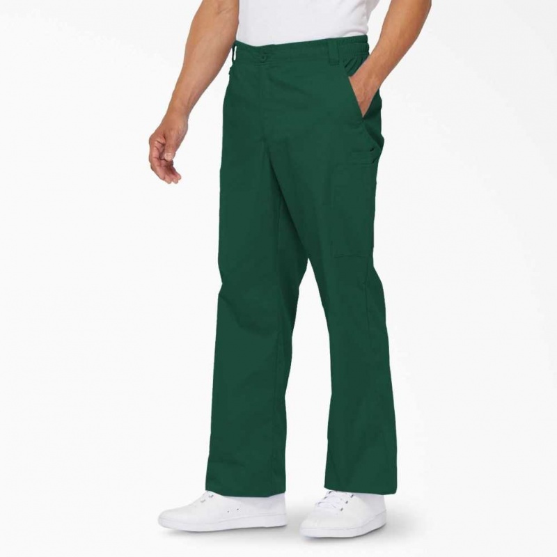 Dickies EDS Signature Cargo Scrub Pants Zelene | CZ0001401