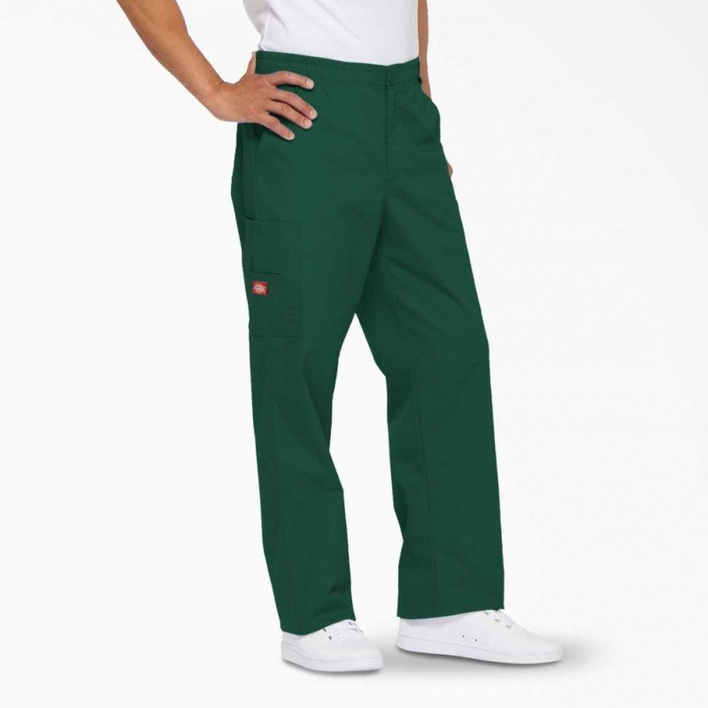 Dickies EDS Signature Cargo Scrub Pants Zelene | CZ0001401