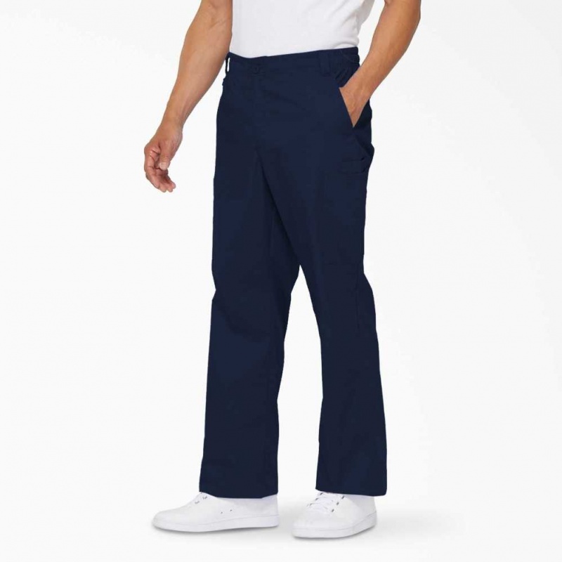 Dickies EDS Signature Cargo Scrub Pants Tmavě Blankyt Blankyt | CZ0001411