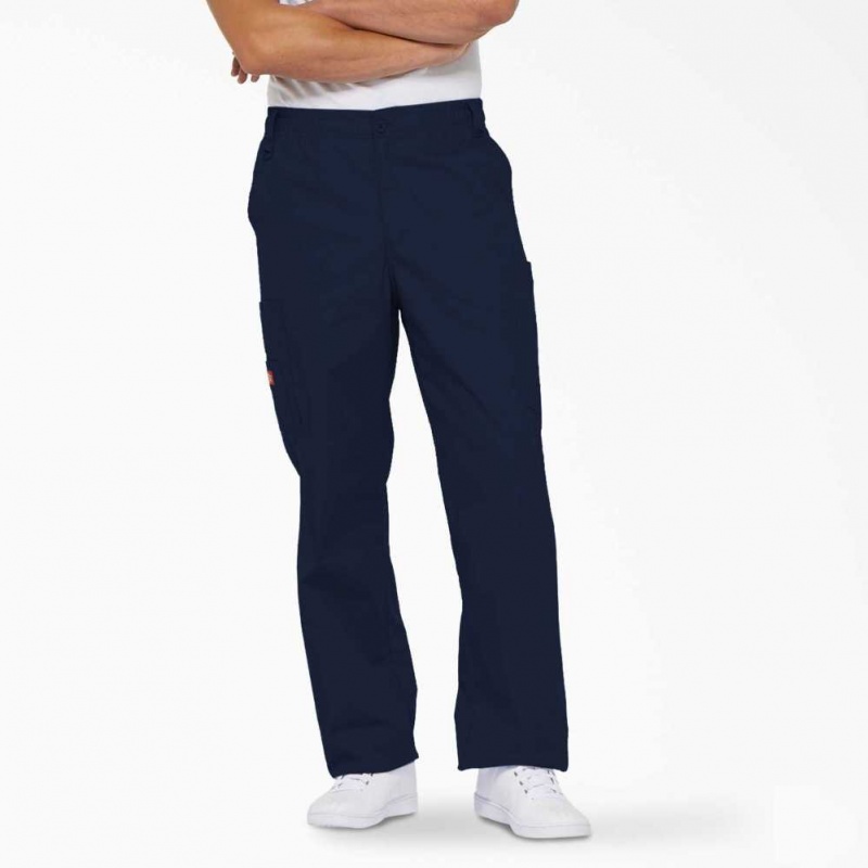 Dickies EDS Signature Cargo Scrub Pants Tmavě Blankyt Blankyt | CZ0001411