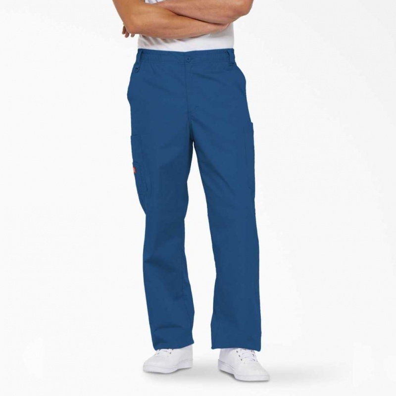 Dickies EDS Signature Cargo Scrub Pants Královská Modrá Blankyt | CZ0001430