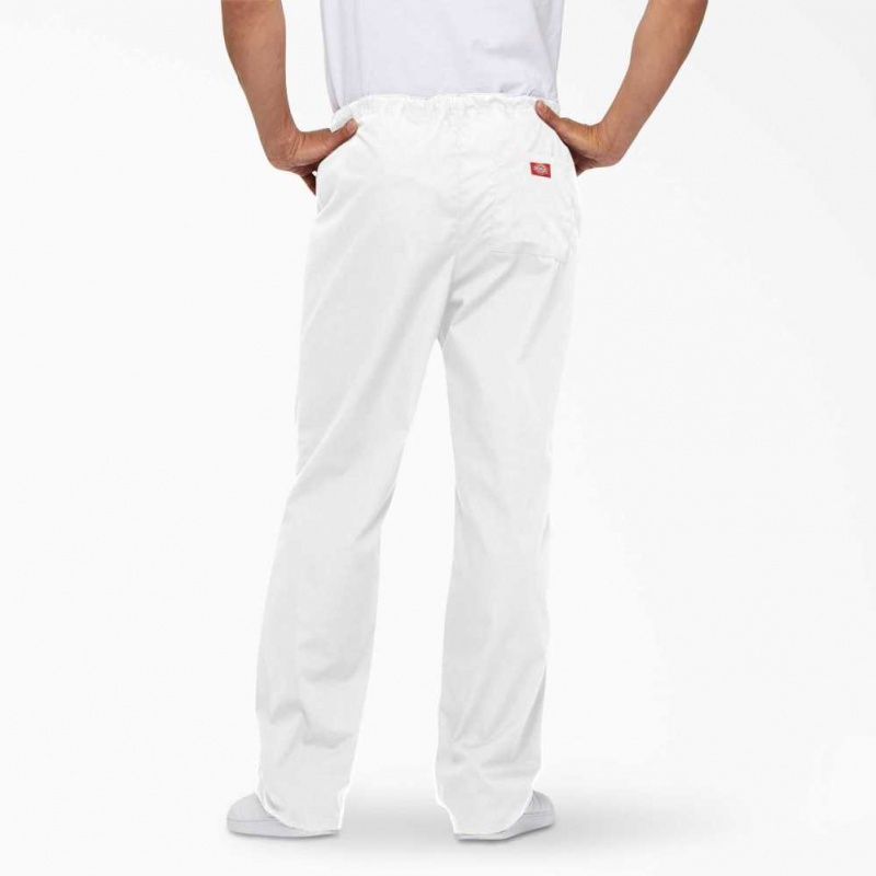 Dickies EDS Signature Scrub Pants Bílé | CZ0001434