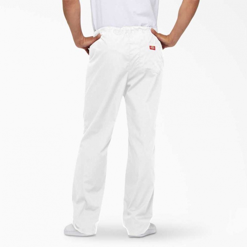 Dickies EDS Signature Scrub Pants Bílé | CZ0001434