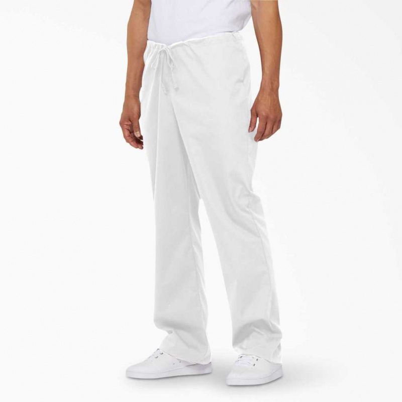 Dickies EDS Signature Scrub Pants Bílé | CZ0001434