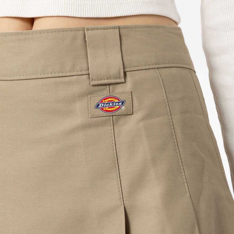 Dickies Elizaville Skirt Desert Sand | CZ0001140