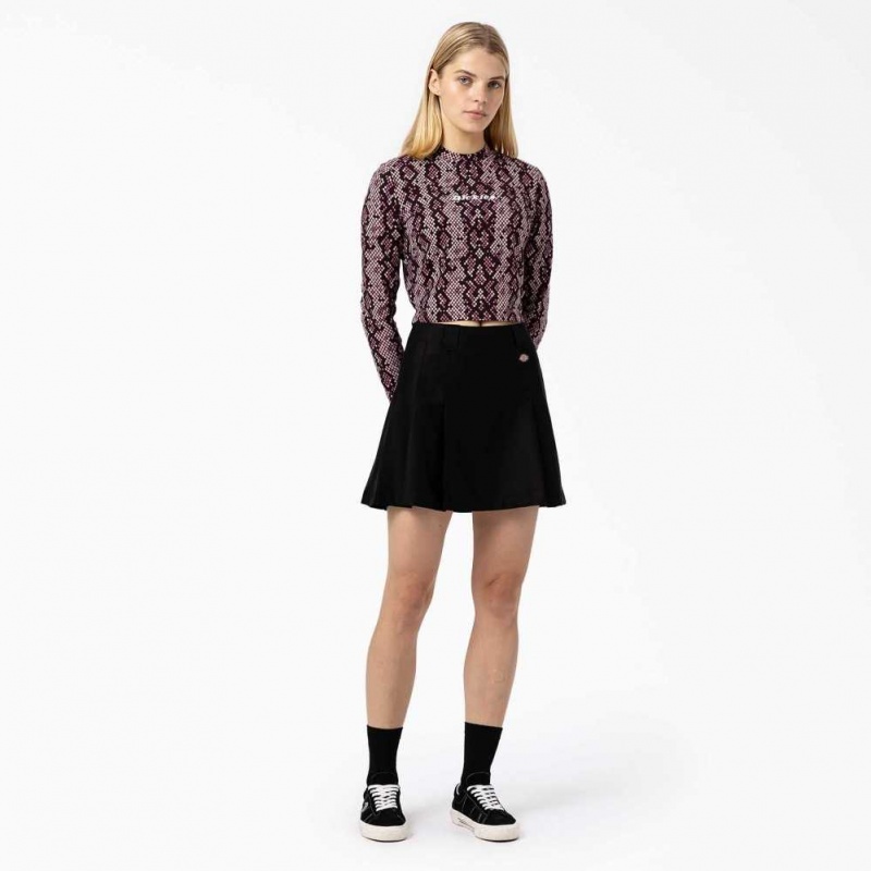 Dickies Elizaville Skirt Černé | CZ0001137