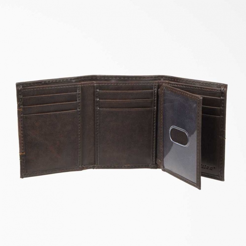 Dickies Extra-Capacity Trifold Wallet Tan | CZ0000302