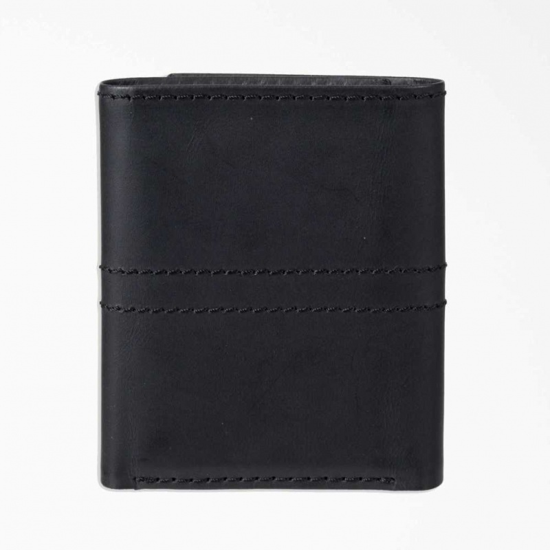 Dickies Extra-Capacity Trifold Wallet Černé | CZ0000297