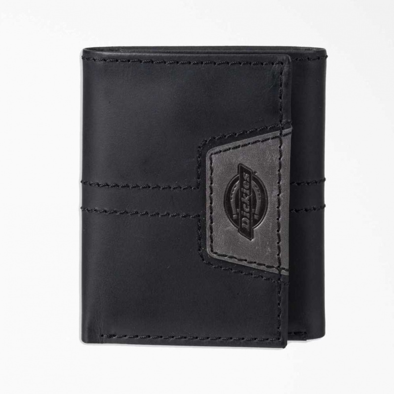 Dickies Extra-Capacity Trifold Wallet Černé | CZ0000297