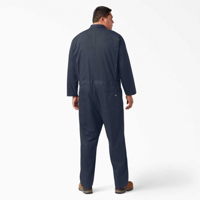 Dickies FLEX Long Sleeve Coveralls Tmavě Tmavě Blankyt | CZ0002223