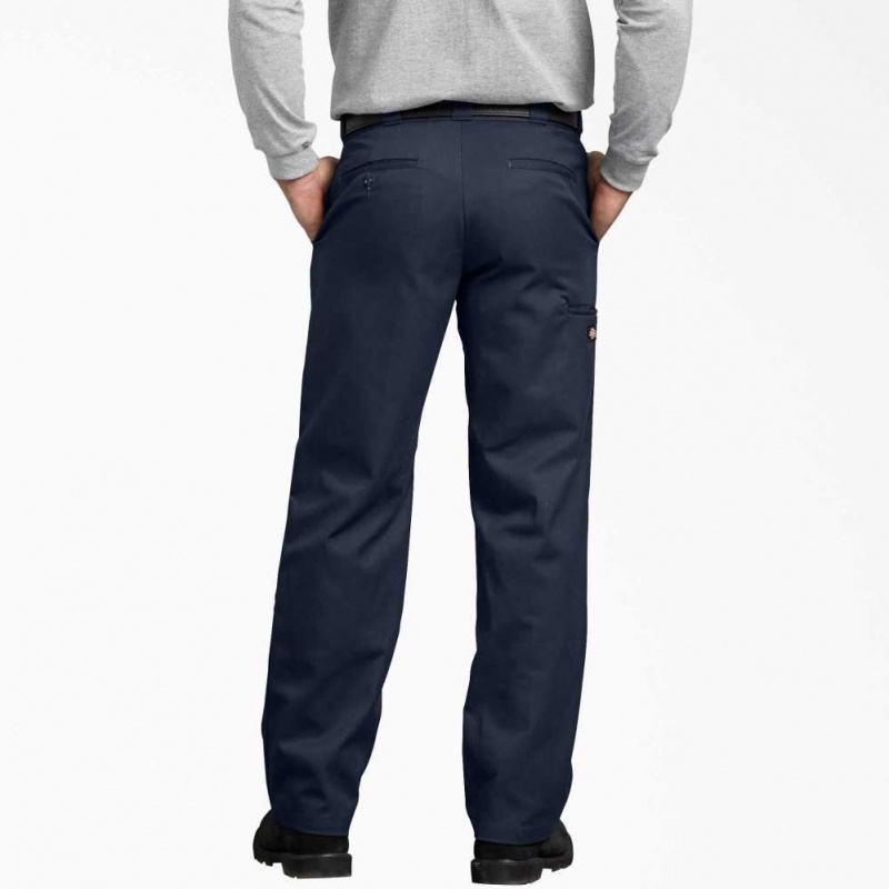 Dickies FLEX Regular Fit Double Knee Pracovní Pants Tmavě Tmavě Blankyt | CZ0002134