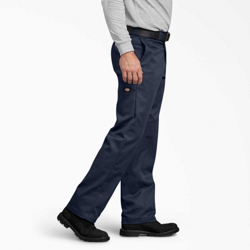 Dickies FLEX Regular Fit Double Knee Pracovní Pants Tmavě Tmavě Blankyt | CZ0002134