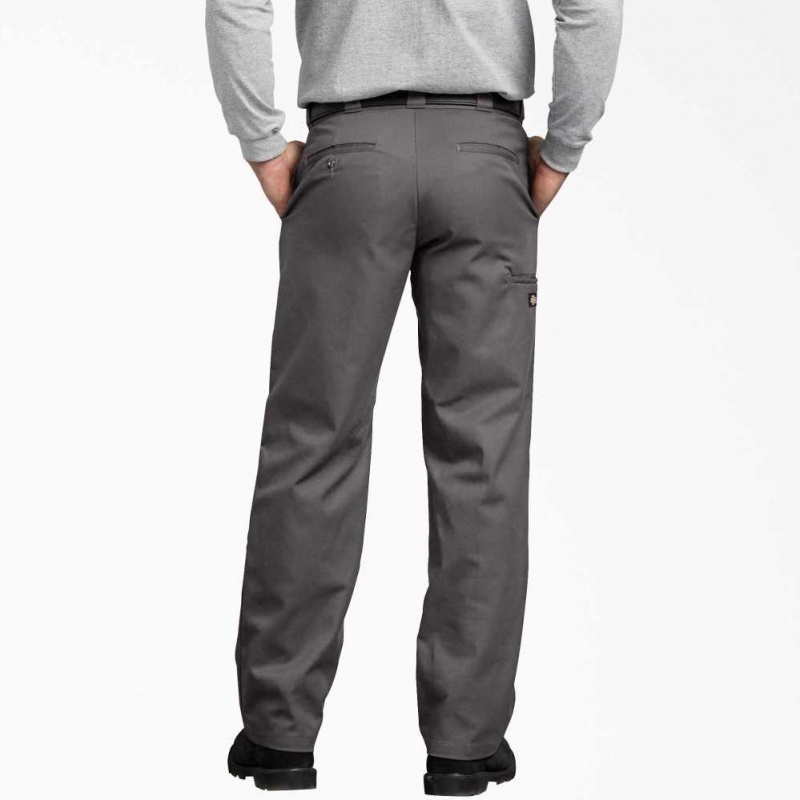 Dickies FLEX Regular Fit Double Knee Pracovní Pants Gravel Gray | CZ0002140