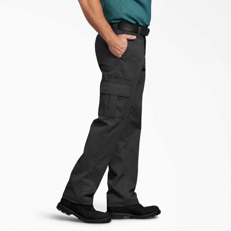 Dickies FLEX Regular Fit Rovný Leg Cargo Pants Černé | CZ0002388