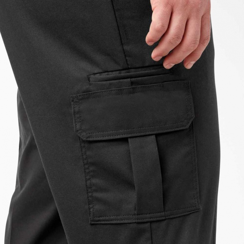 Dickies FLEX Regular Fit Rovný Leg Cargo Pants Černé | CZ0002388