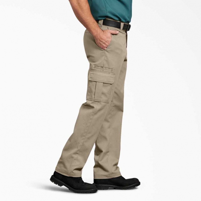 Dickies FLEX Regular Fit Rovný Leg Cargo Pants Desert Sand | CZ0002407