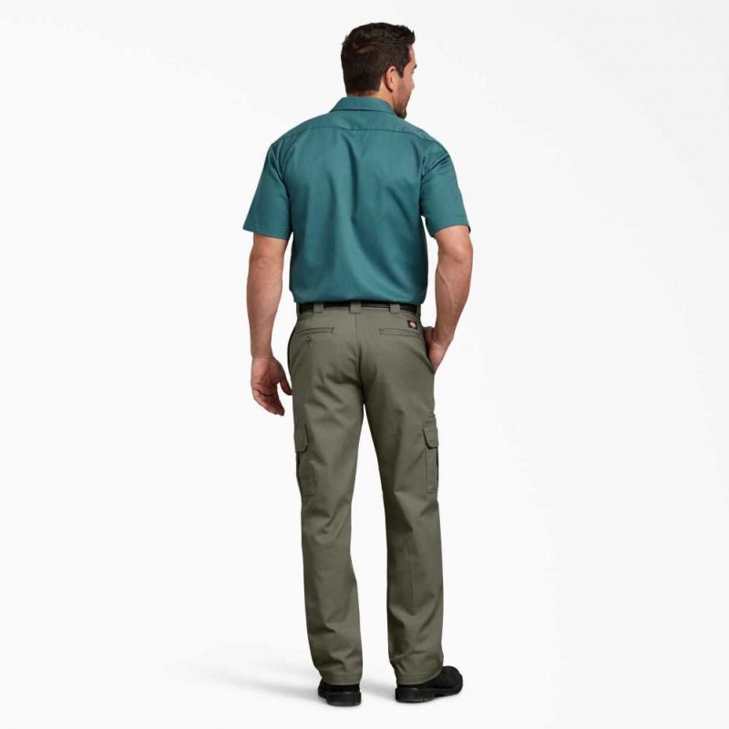 Dickies FLEX Regular Fit Rovný Leg Cargo Pants Zelene | CZ0002425