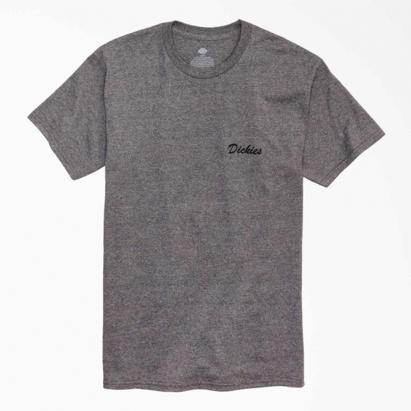 Dickies Feel Better On The Job Grafická T-Shirt Charcoal Gray Heather | CZ0000661