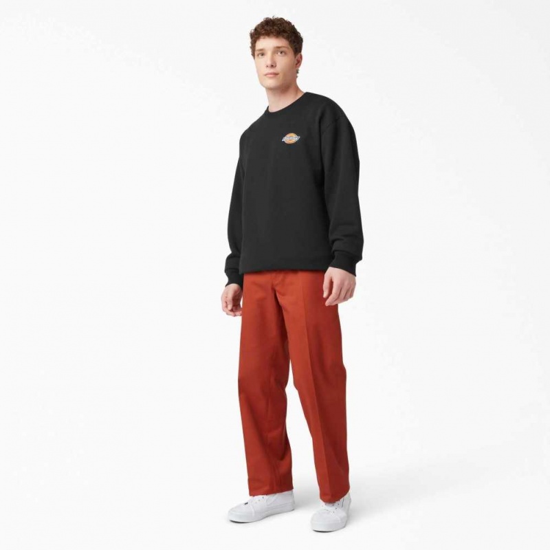 Dickies Fleece Embroidered Chest Logo Sweatshirt Regular | CZ0001049