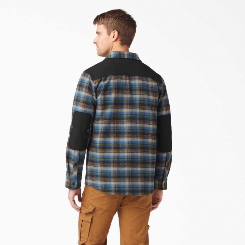 Dickies Heavyweight Brawny Flannel Shirt Southern Fall Plaid | CZ0001275